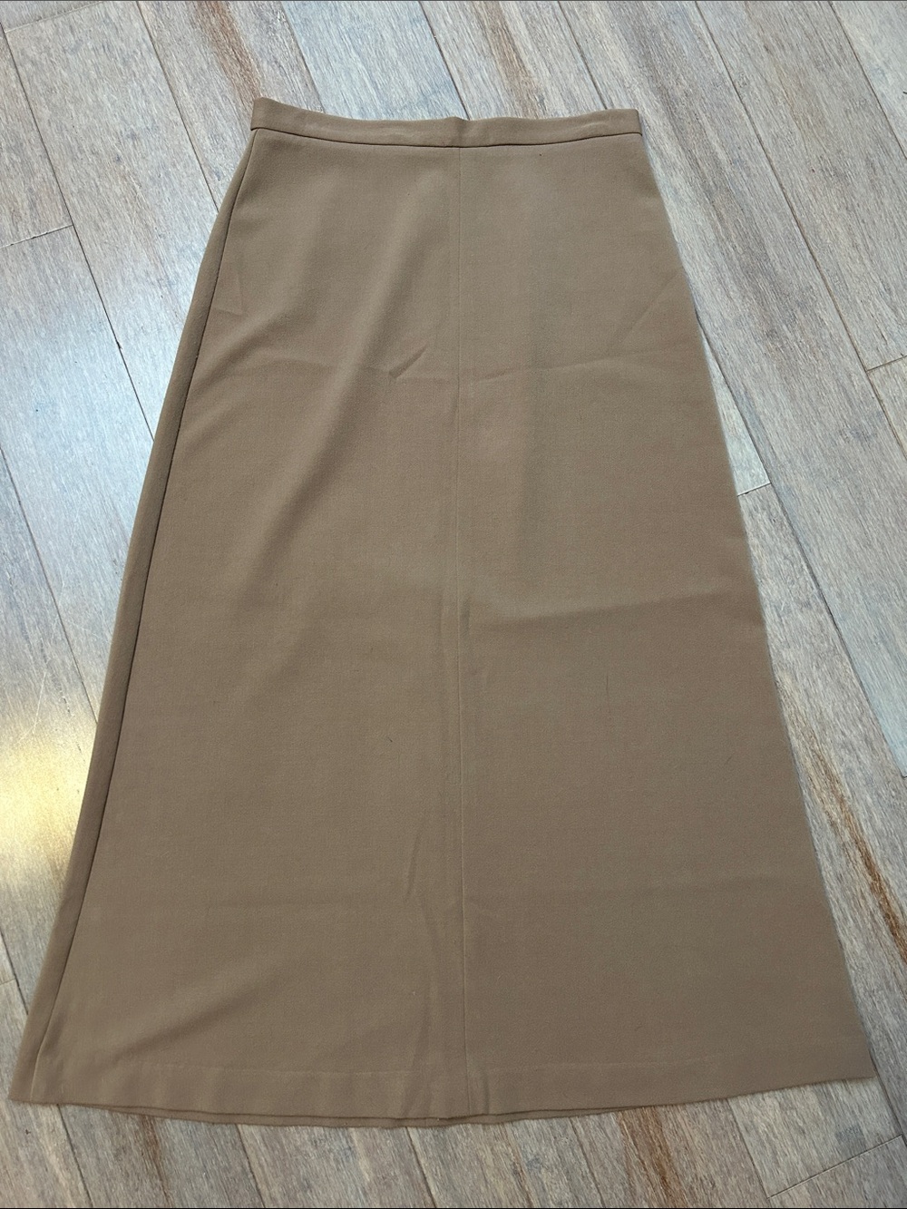 VTG Nordstrom Camel Brown Maxi office academia Skirt size 4